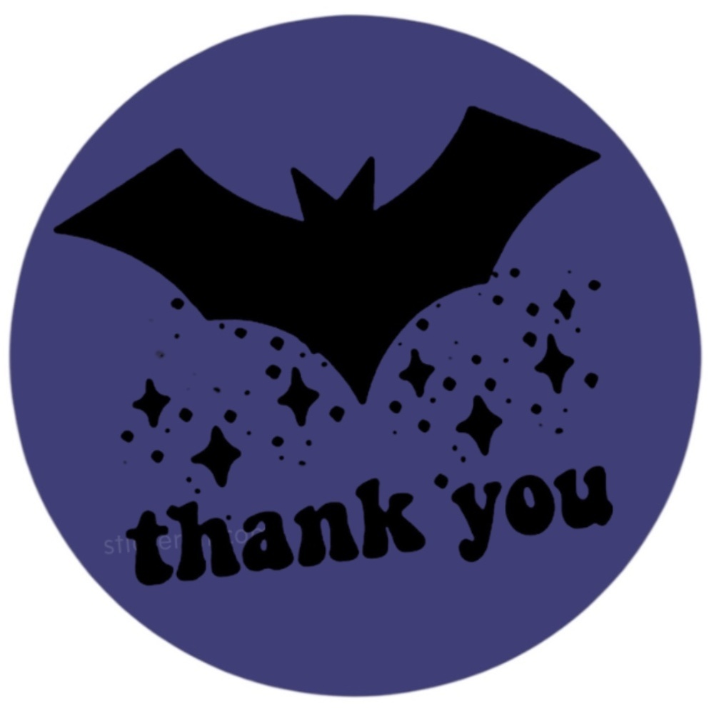 Spooky Small Business Thank You Stickers, Packaging Stickers, Thank You Stickers